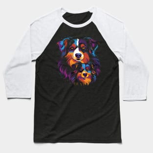 Australian Shepherd Fathers Day Baseball T-Shirt